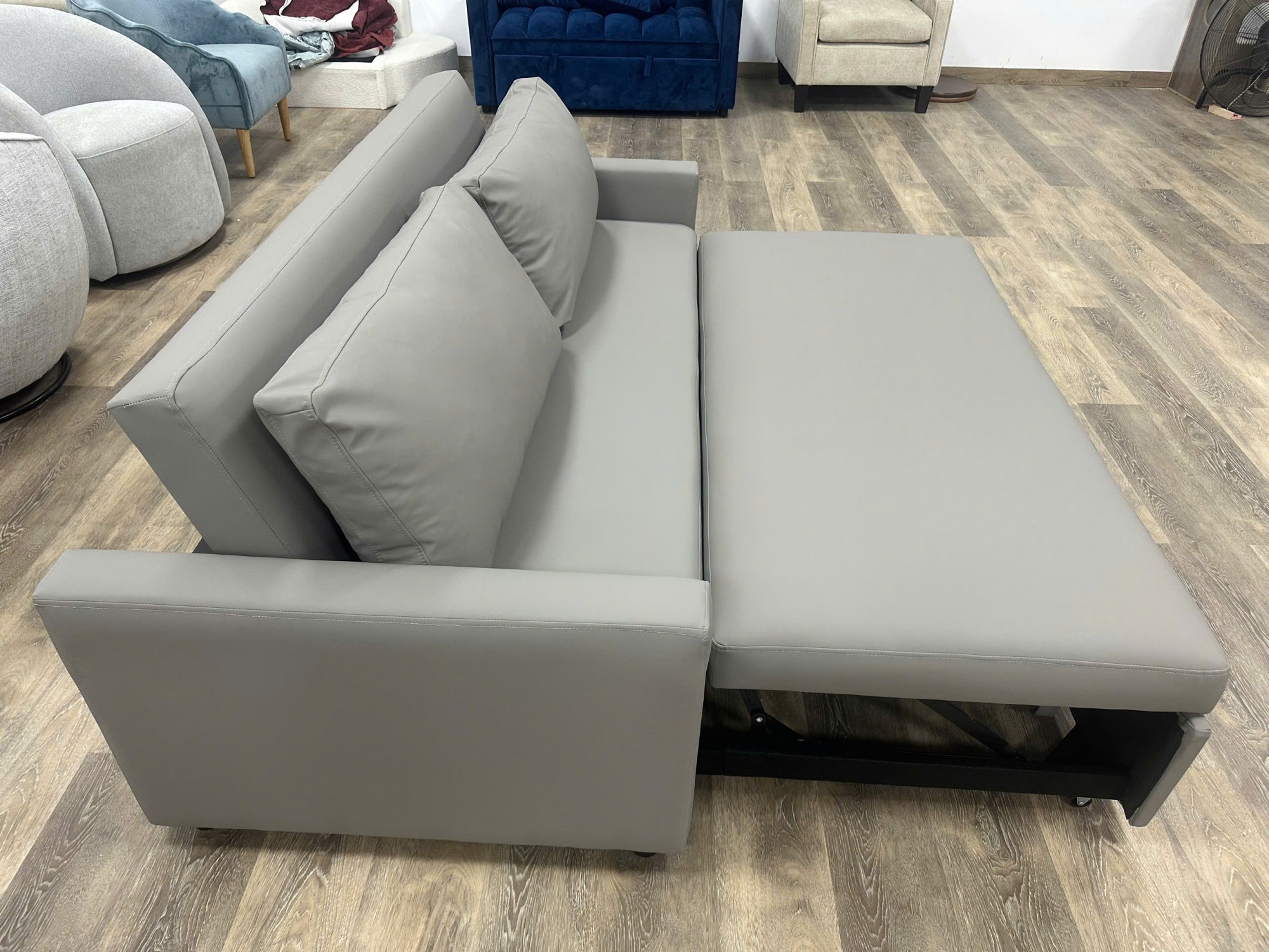 SOFA BED DA XÁM - ảnh 3